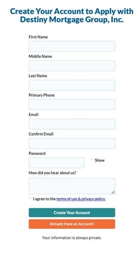 On Line Application